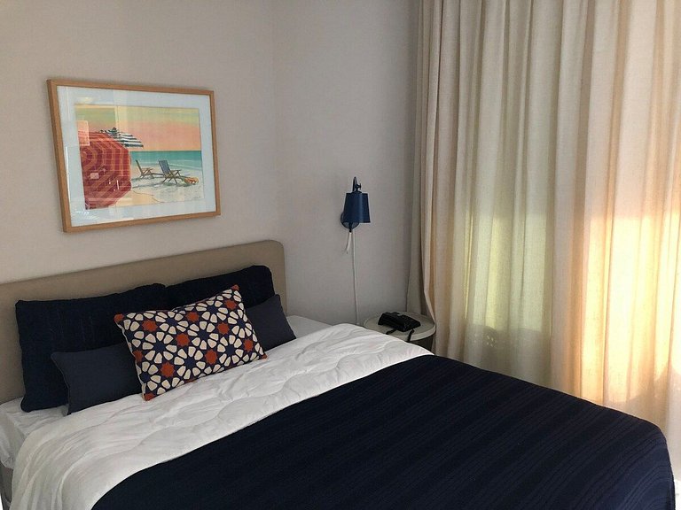 Estanconfor Santos com Vista Mar AC garagem sacada fechada