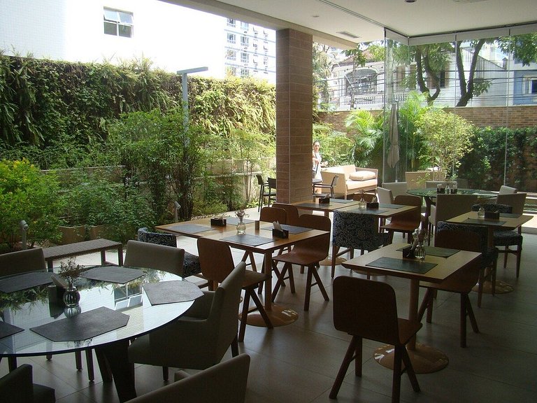 Estanconfor Santos com Vista Mar AC garagem sacada fechada