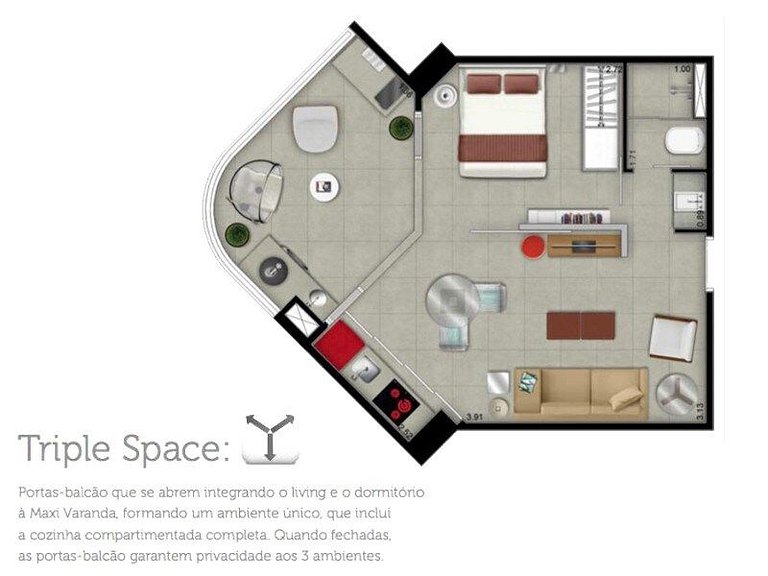 Unique (Ex-Estanconfor) Vista Mar do apto 1404