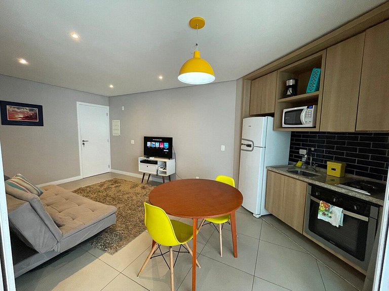 Residencial Estanconfor com Vista Mar AC e garagem