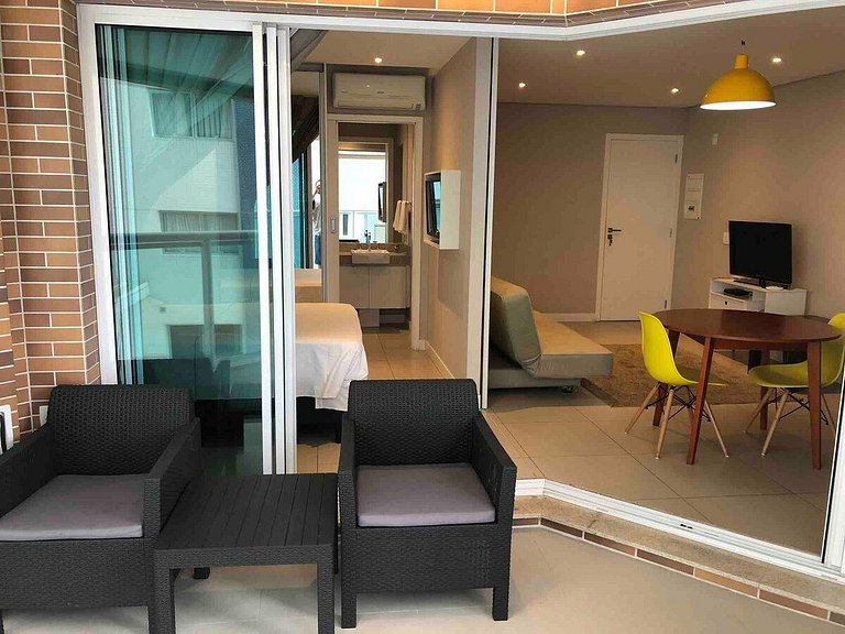 Residencial Estanconfor com Vista Mar AC e garagem