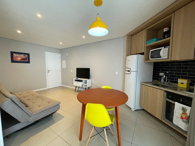 Residencial Estanconfor com Vista Mar AC e garagem