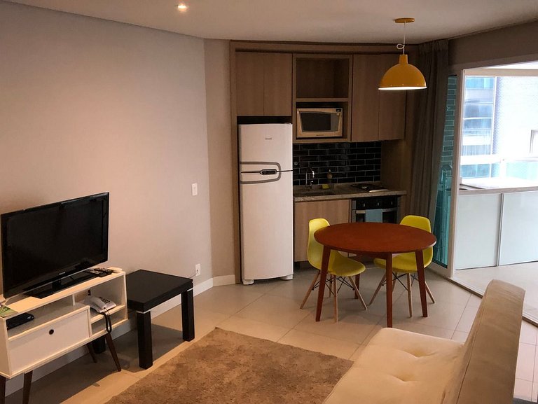 Residencial Estanconfor com Vista Mar AC e garagem
