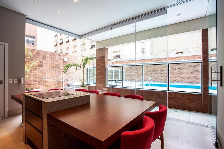 Residencial Estanconfor com Vista Mar AC e garagem
