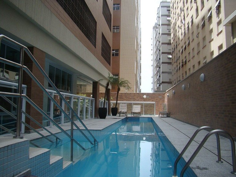 Residencial Estanconfor com Vista Mar AC e garagem
