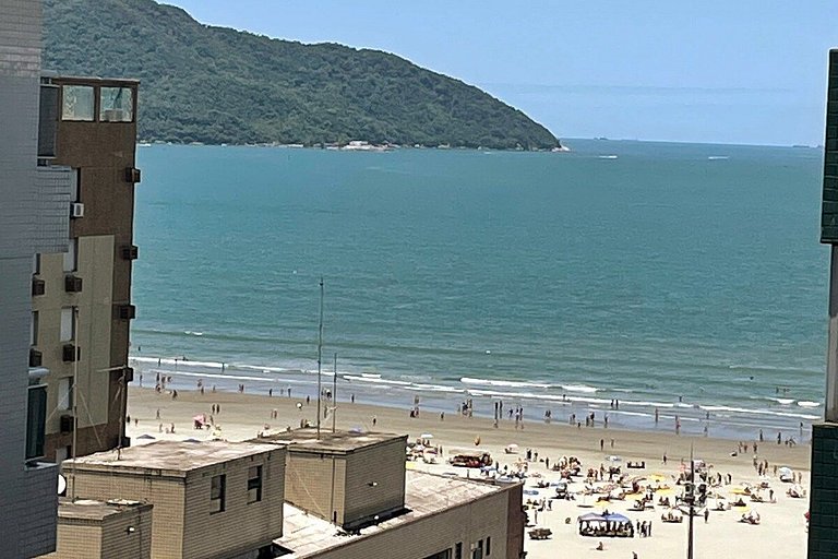 Estanconfor Santos Vista Mar 4 AC Garagem sacada fechada