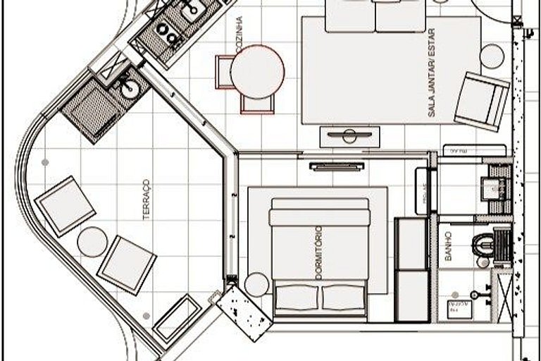 Unique, Ex-Estanconfor, veja o mar do apto 1507