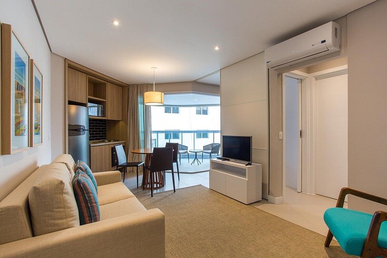 2 quartos- Unique Ex-Estanconfor veja o mar do ap 1408