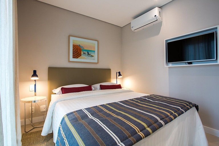 2 quartos- Unique Ex-Estanconfor veja o mar do ap 1408