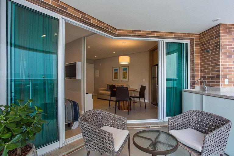 2 quartos- Unique Ex-Estanconfor veja o mar do ap 1408