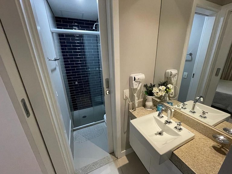 Residencial Estanconfor com Vista Mar 3 AC Garagem
