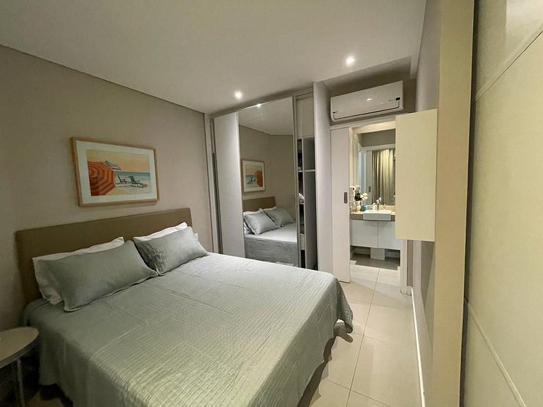 Residencial Estanconfor com Vista Mar 3 AC Garagem