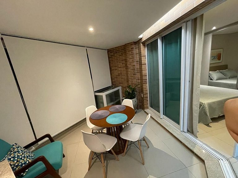 Residencial Estanconfor com Vista Mar 3 AC Garagem
