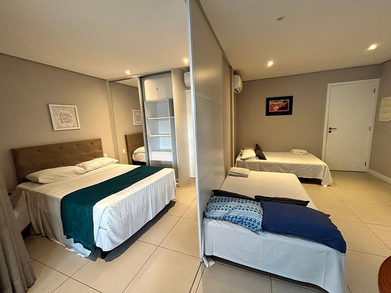 Residencial Estanconfor com Vista Mar AC e garagem