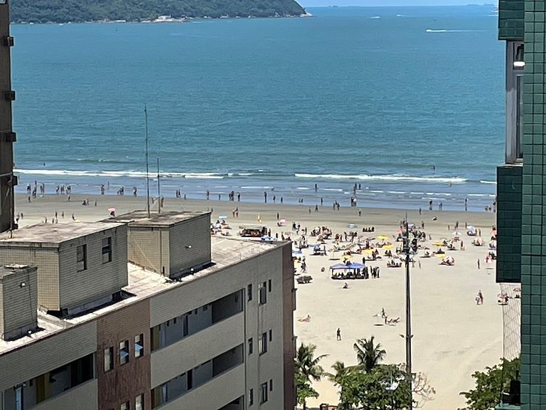Estanconfor Santos com Vista Mar bem alto, garagem