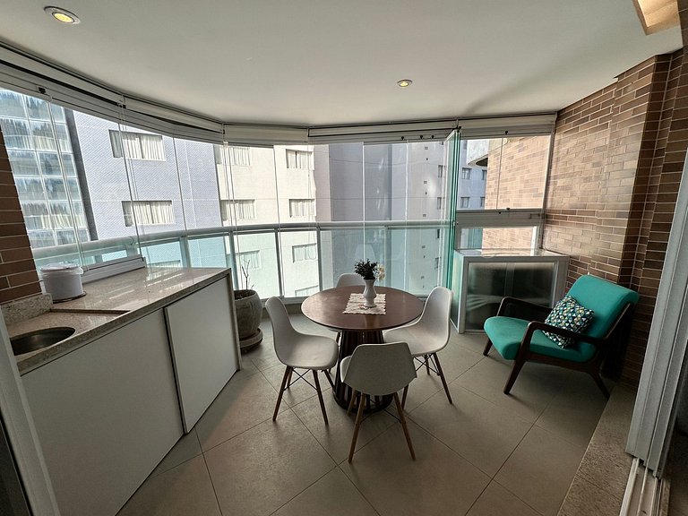 Residencial Estanconfor com Vista Mar 3 AC Garagem