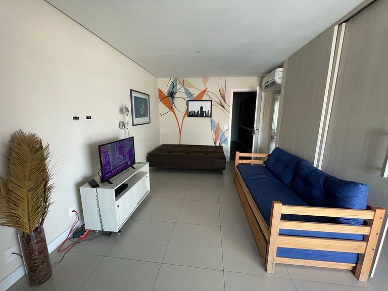 Estanconfor Praia Santos AC garagem sacada fechada