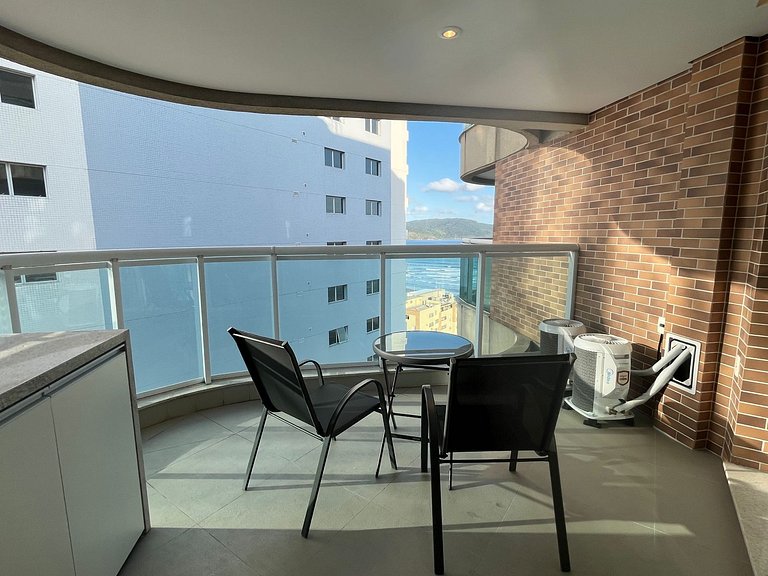 Estanconfor Santos com Vista Mar bem alto, garagem
