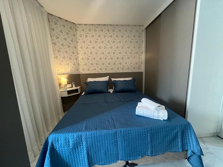 Estanconfor Santos com Vista Mar bem alto, garagem
