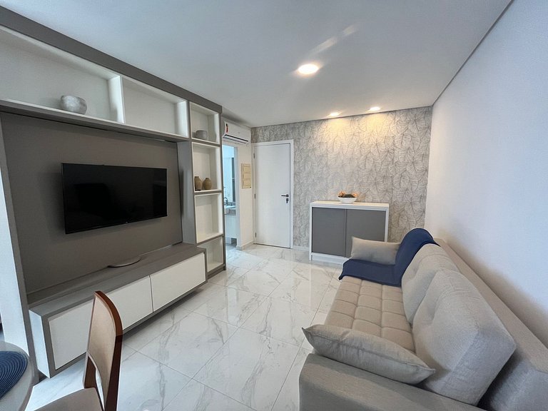 Estanconfor Santos com Vista Mar bem alto, garagem