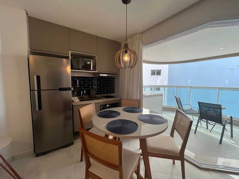Estanconfor Santos com Vista Mar bem alto, garagem