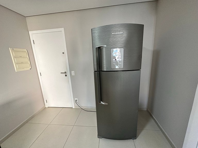 2 quartos- Estanconfor AC sacada fechada garagem com arrumaç