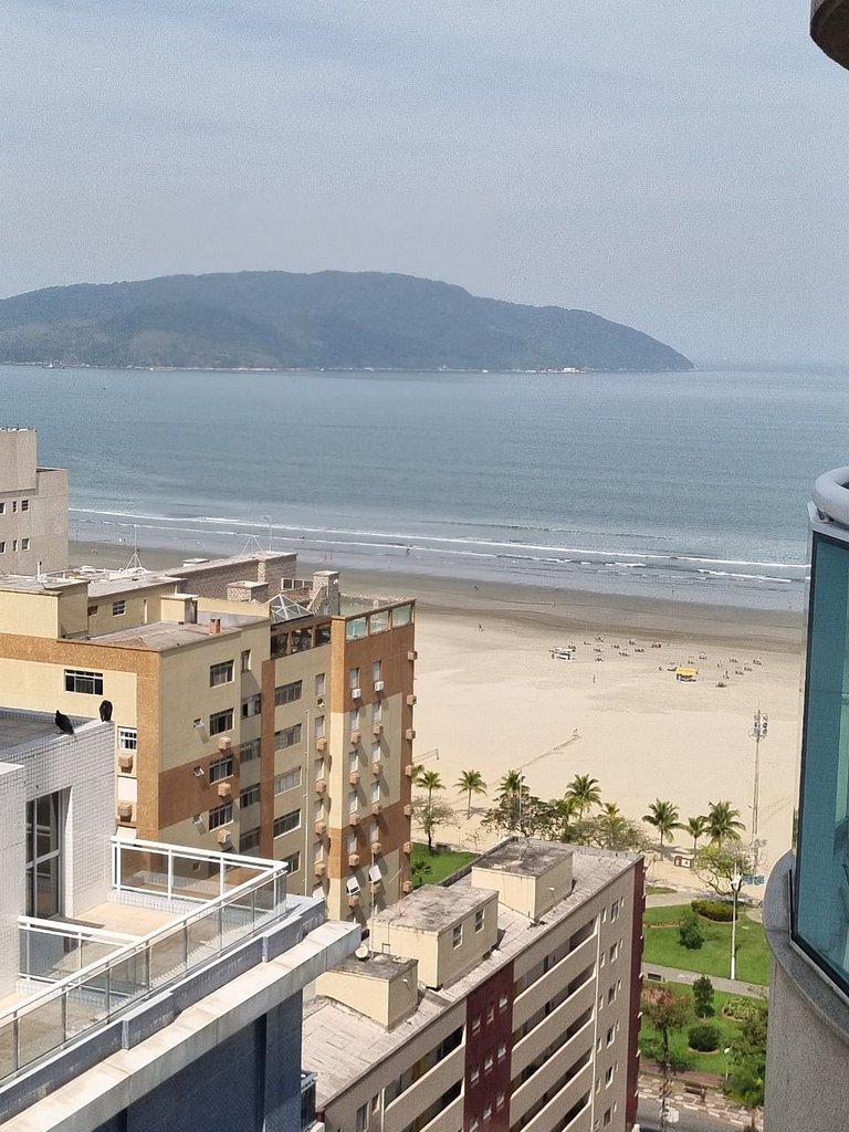Estanconfor Vista Mar 2 varandas fechadas AC garagem arrumaç