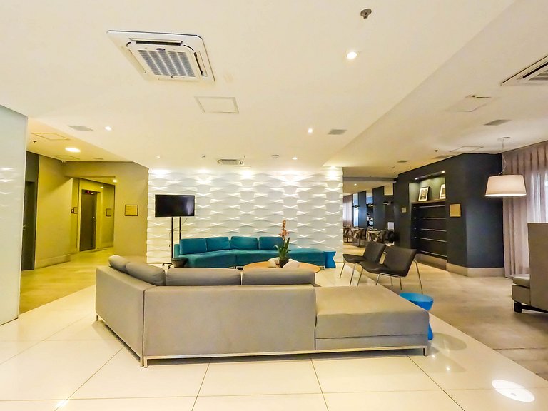 Stay Inn Santos Sua acomodação com cara de Hotel