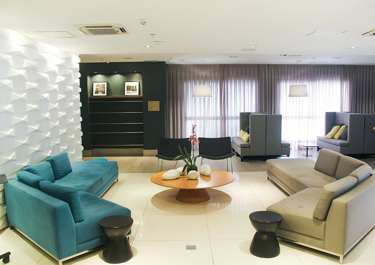 Quarto Duplo p/ até 4 pessoas 50m da praia