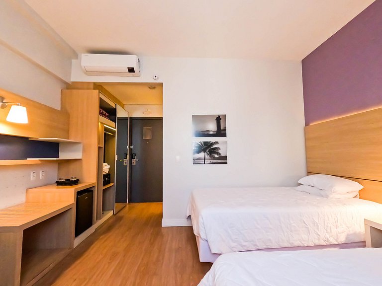 Stay Inn Santos Sua acomodação com cara de Hotel