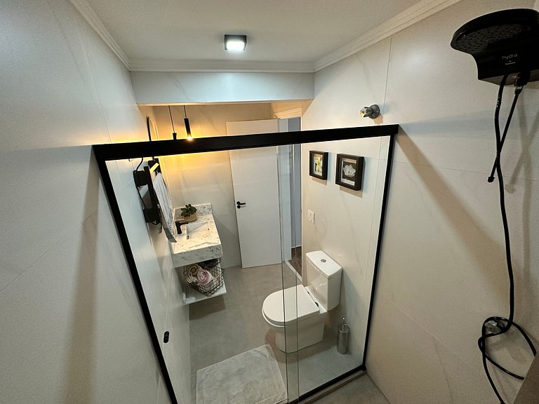 Apartamento Pé na Areia melhor Vista Mar de Santos