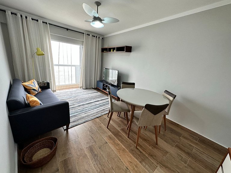 Apartamento Pé na Areia melhor Vista Mar de Santos