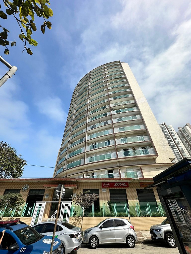Apartamento Pé na Areia melhor Vista Mar de Santos