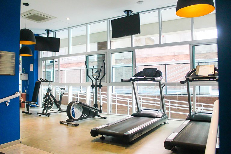 2 quartos- Unique Ex-Estanconfor AC sacada fechada