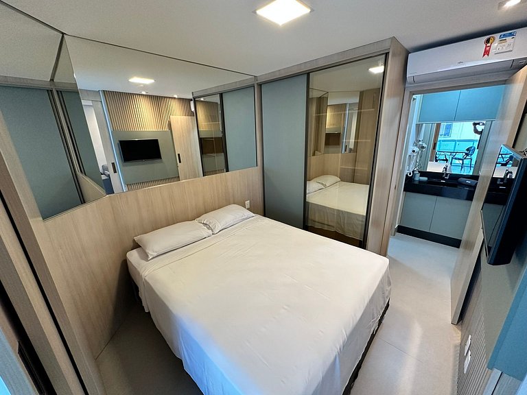 Residencial Estanconfor com Vista Mar 2 AC e garagem