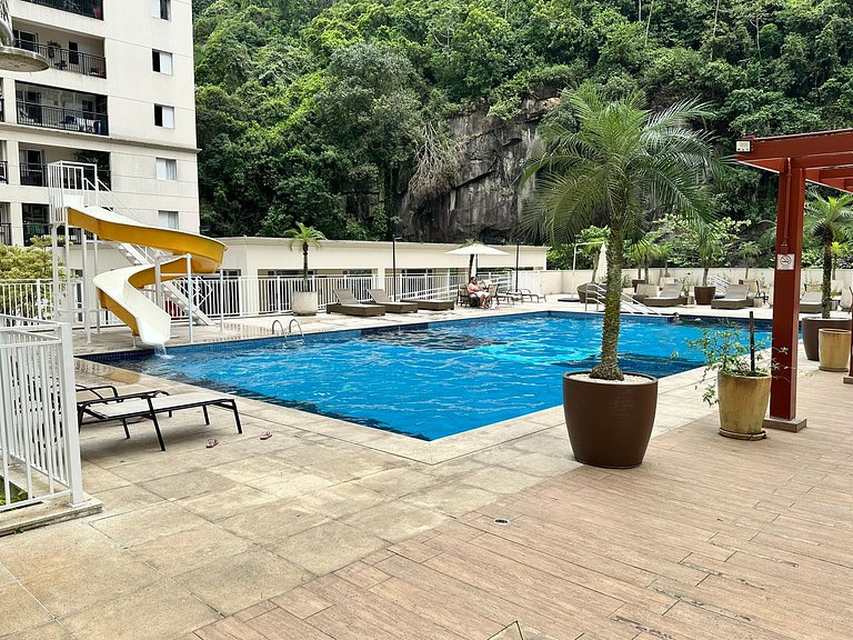 2 quartos em Condomínio Resort -Incluso Ar Condicionado e ga