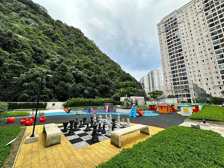 2 quartos em Condomínio Resort -Incluso Ar Condicionado e ga