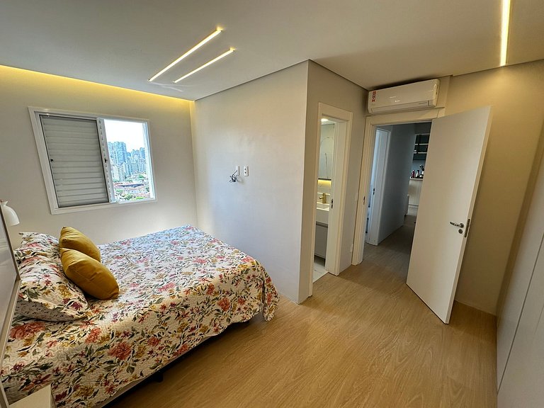 2 quartos em Condomínio Resort -Incluso Ar Condicionado e ga