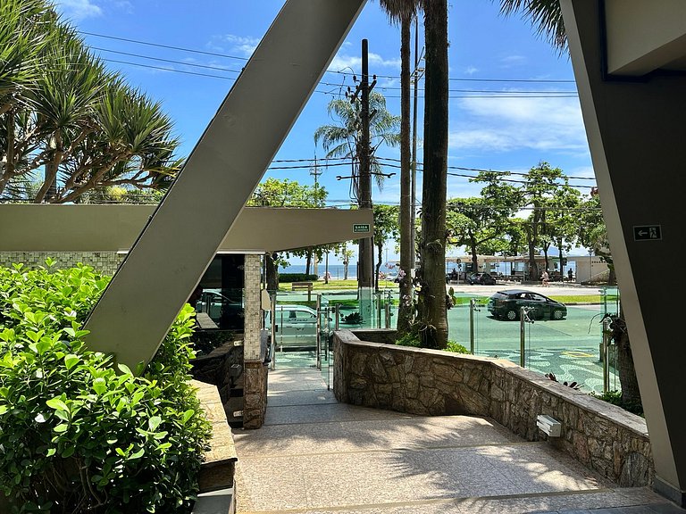 Frente Praia c garagem wifi Ar Condicionado