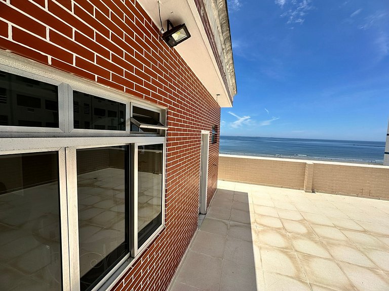 Cobertura Frente Mar -Vista mar incrível c garagem e wifi gr