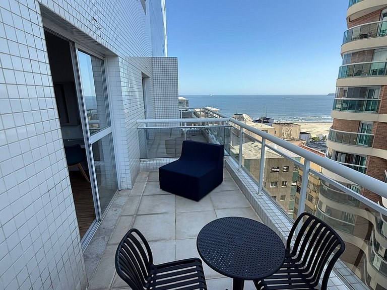 Stay Inn Santos com Vista Mar e Varanda