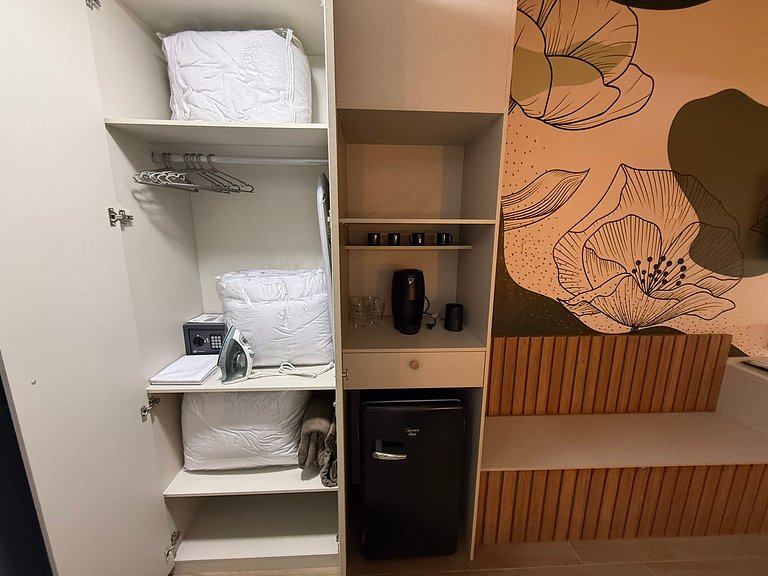 Stay Inn Santos Familiar com discreta Vista Mar