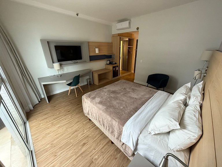 Stay Inn Santos com Vista Mar e Varanda