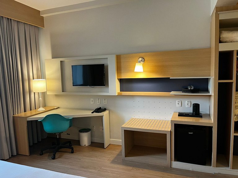 Stay Inn Santos sua acomodação com cara de Hotel