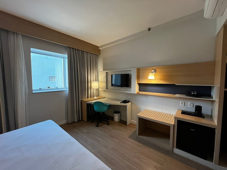Stay Inn Santos sua acomodação com cara de Hotel