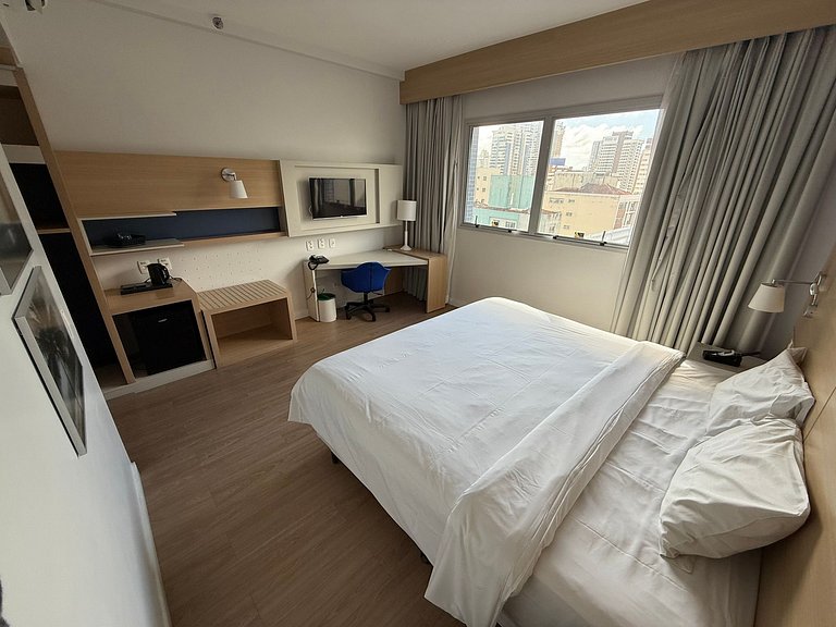 Stay Inn Santos sua acomodação com cara de Hotel