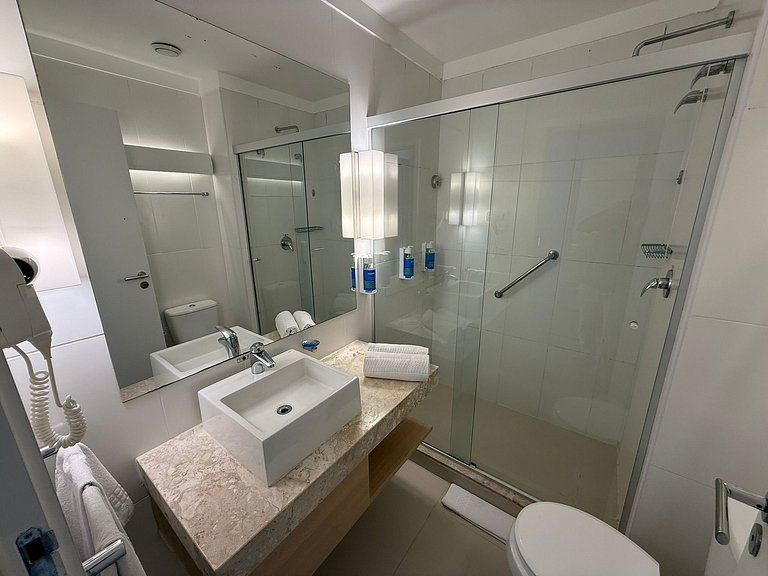 Stay Inn Santos sua acomodação com cara de Hotel