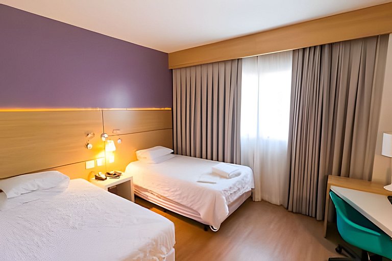 Stay Inn Santos sua acomodação com cara de Hotel