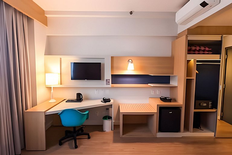 Stay Inn Santos sua acomodação com cara de Hotel