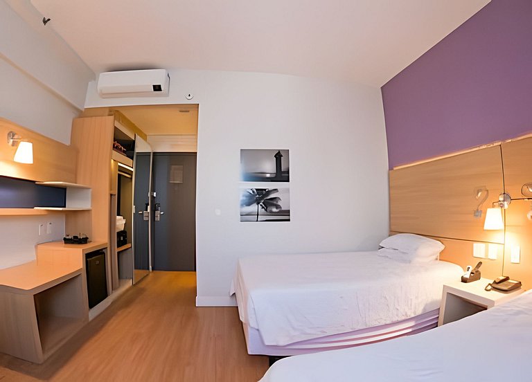 Stay Inn Santos sua acomodação com cara de Hotel